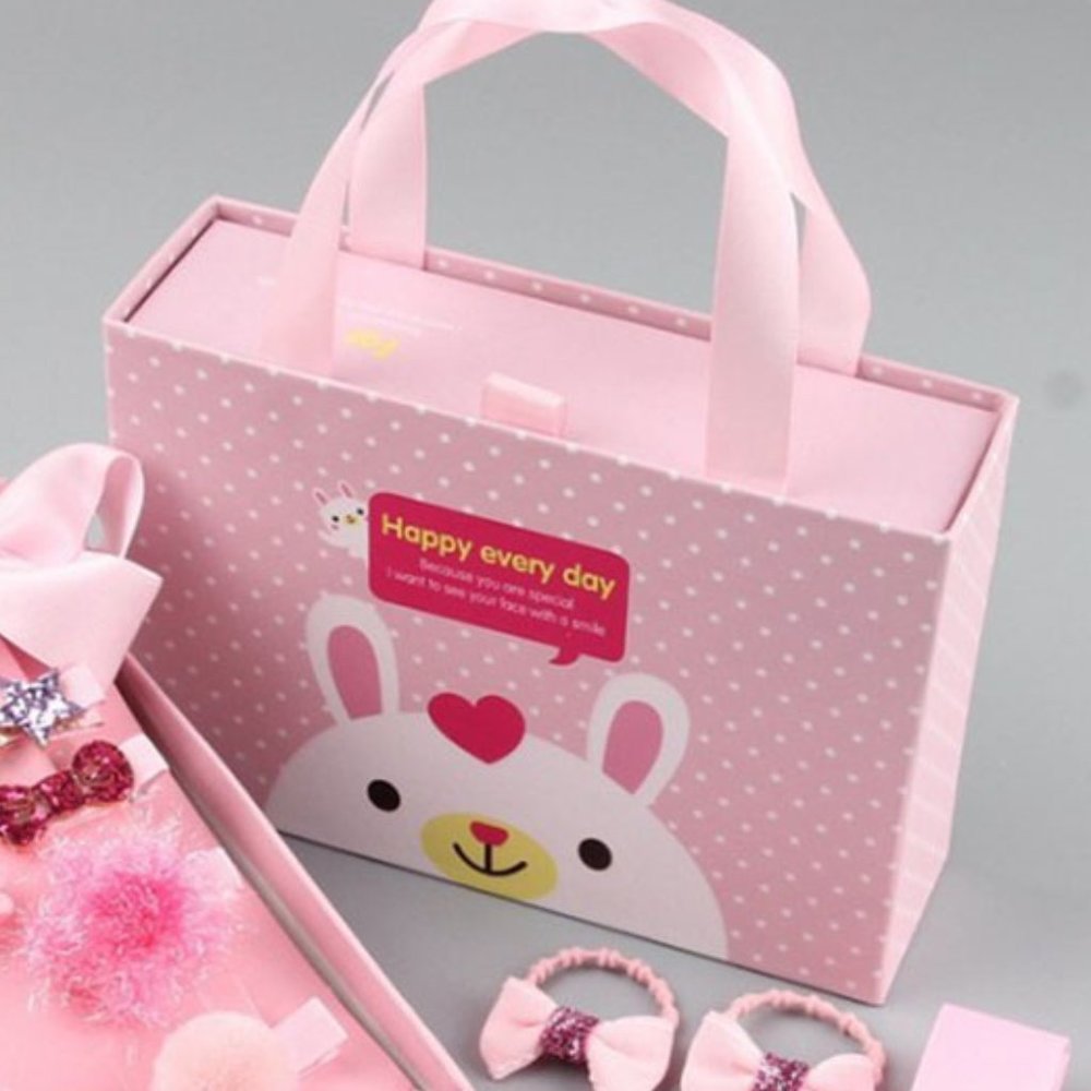 Charlize Kids Hair Accessories Gift Set Pink - Picture 3 of 4
